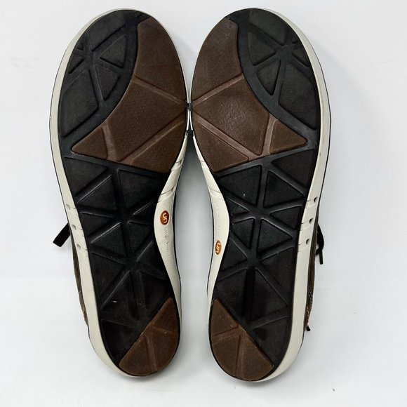 Clarks UnStructured Brown Leather Mesh Lace Up Shoes Men's 10M 33628 EUC - Picture 10 of 11